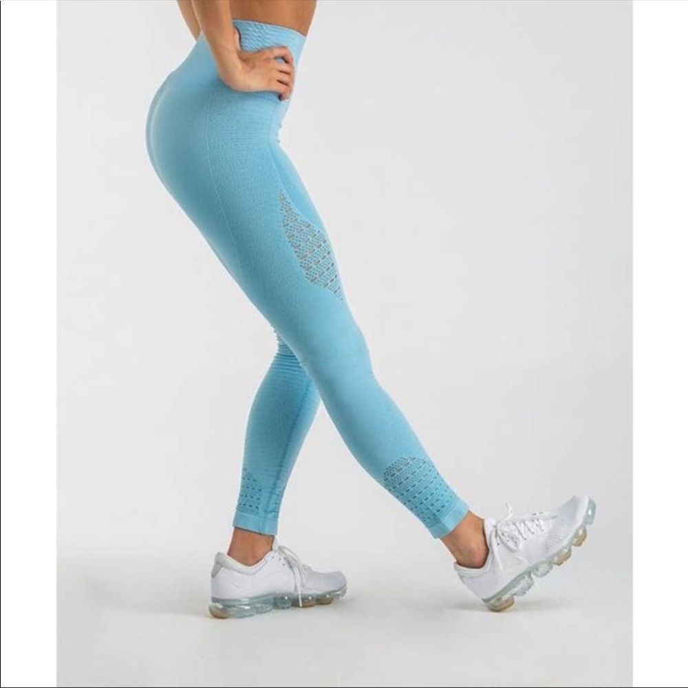 Gymshark Energy Seamless Leggings - Sky Blue